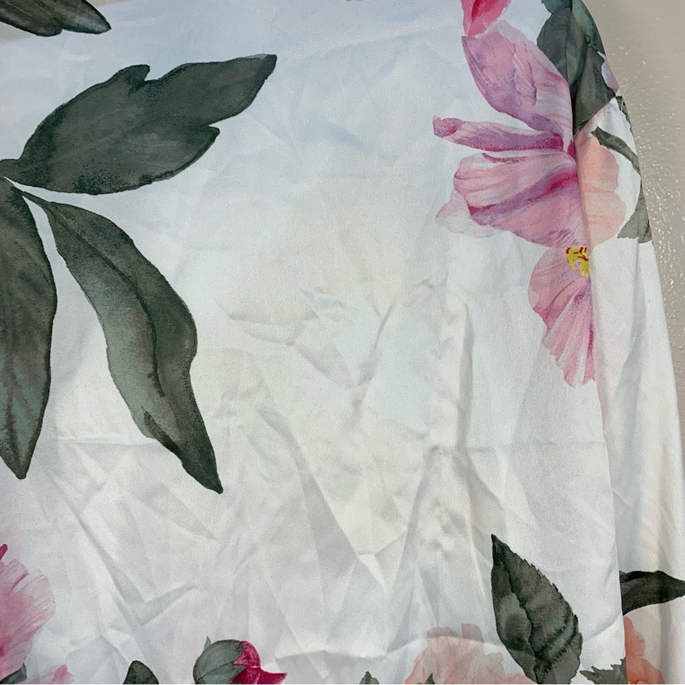 Victoria Secret Floral Satin 2 Set Pajama Top Pants - Picture 2 of 15